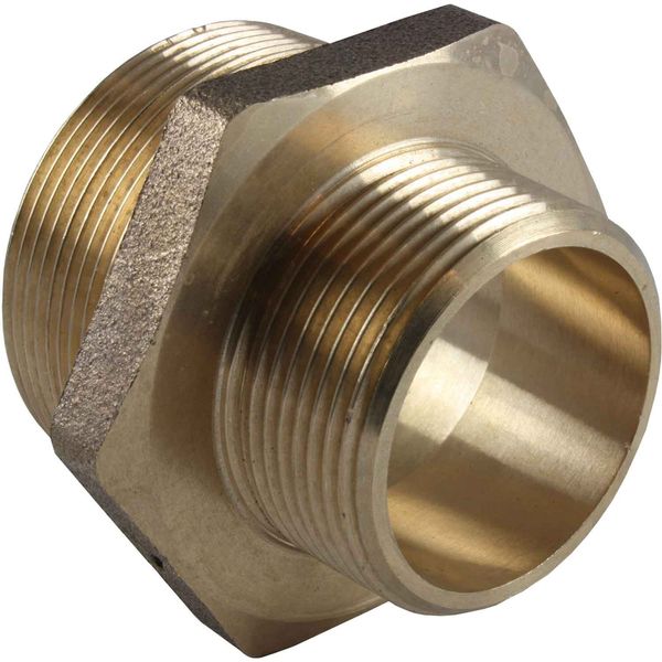 Maestrini Bronze Reducing Nipple (2" BSP Male to 1-1/2" BSP Male)