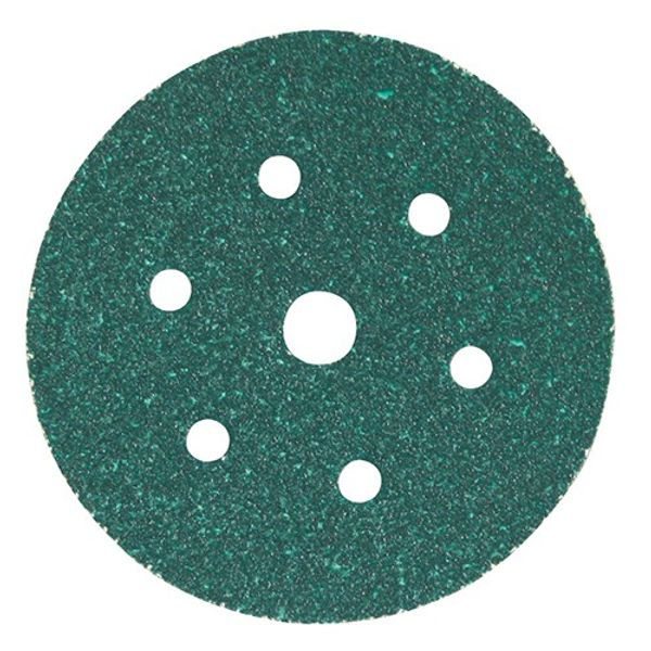 Green Hookit 6-Hole Disc