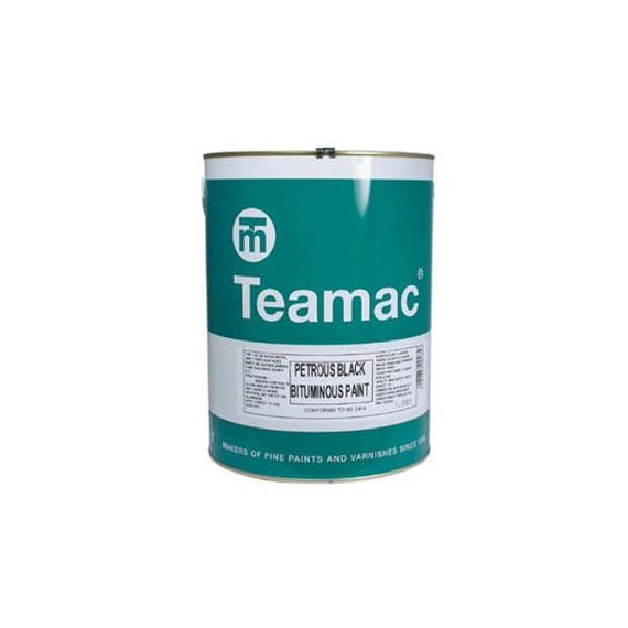 Teamac Black Bituminous Paint 5L