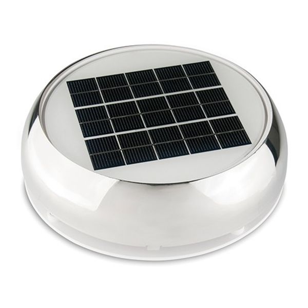 Marinco Nicro Day/Night Plus Solar Vent SS 4"