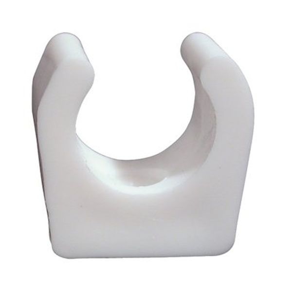 AG White Flexible Maclow Clips 3/8" (5 Pack) Packaged