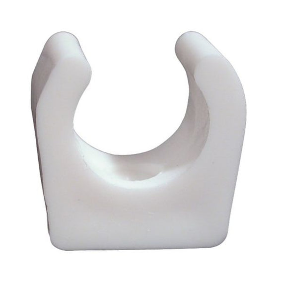 AG White Maclow Flexible Clip 1/2" Per 20