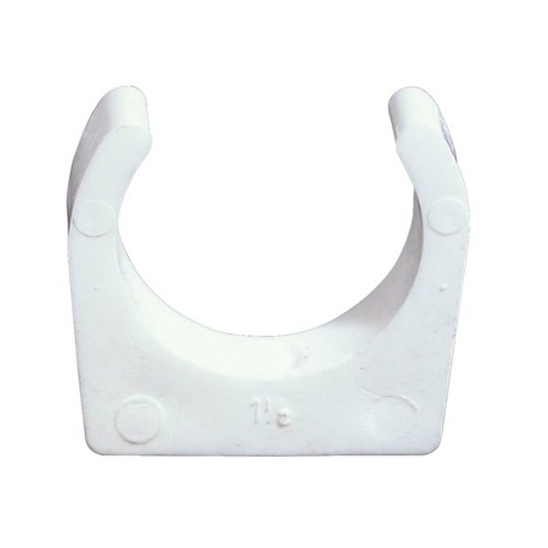 AG White Maclow Flexible Clip 1.25" (Each)