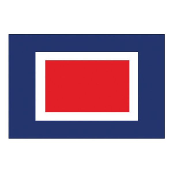 Flag International Code Signal W (30 x 45cm)