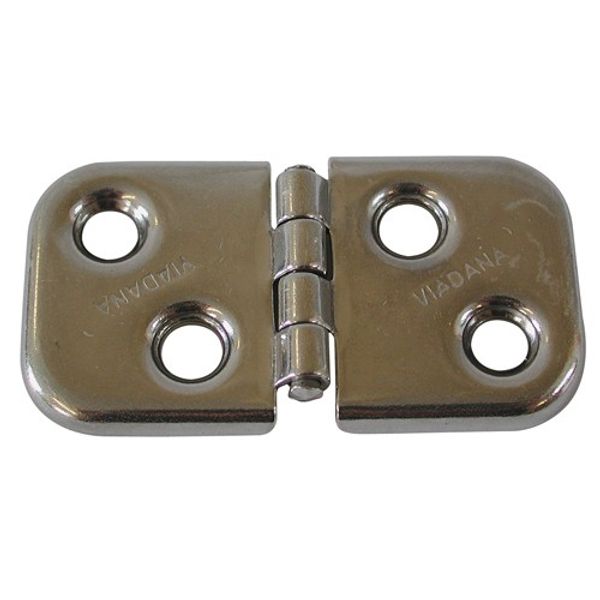 AG Back Flap Hinge in Stainless Steel 32 x 61mm Open (Pair) Packaged