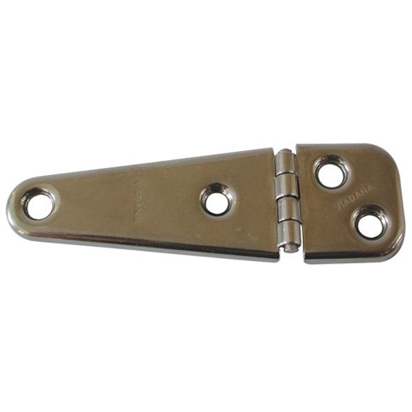 AG Half Strap Hinge in Stainless Steel 32 x 103mm (Pair) Packaged