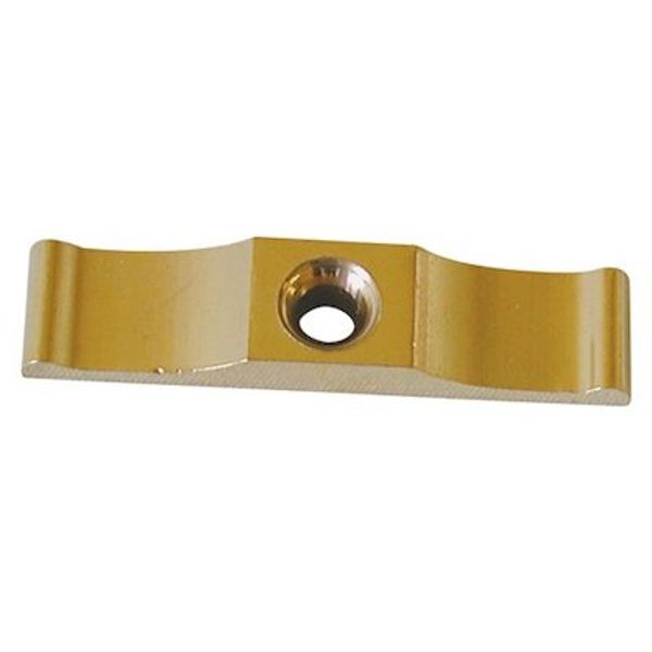 AG Button Brass 2" Bright Finish Packaged