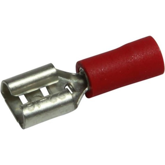 AMC Terminal Female Spade 6.3mm Red (50)