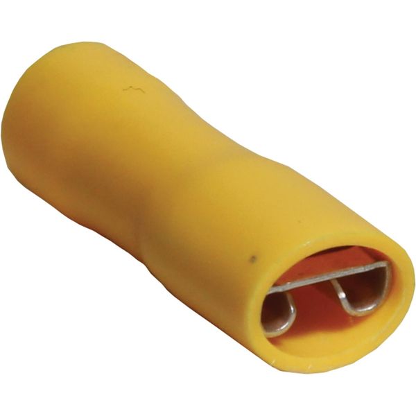 AMC Terminal Female Spade 6.3mm Covered Yellow 50