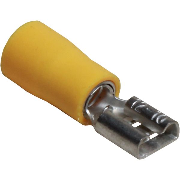 AMC Terminal Female Spade 6.3mm Yellow (50)