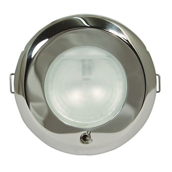 Quick Sabine Downlighter Stainless Steel G4 12V 10W Halogen (Switch)