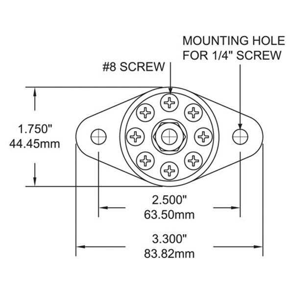 Blue Sea Power Post Plus 3/8" Stud