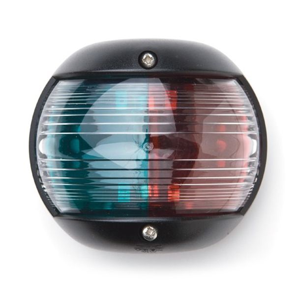 Trem Round Nav Light Bi-Colour Black 12V (20m)