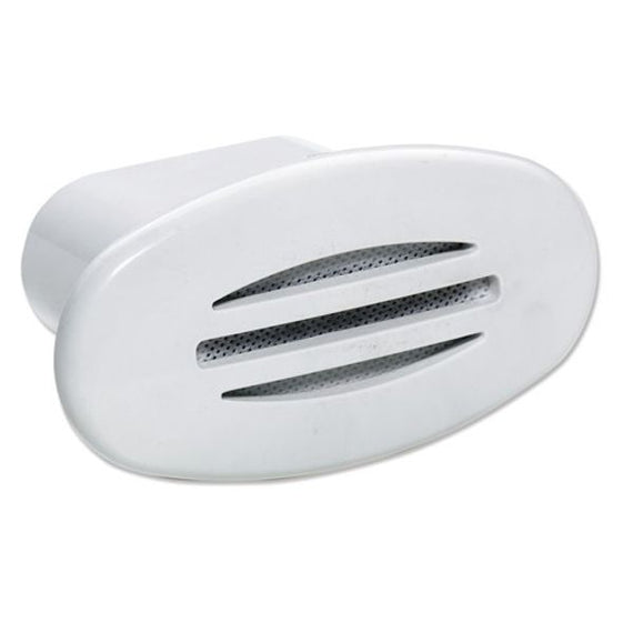 Trem Concealed Horn with Grill White 12V