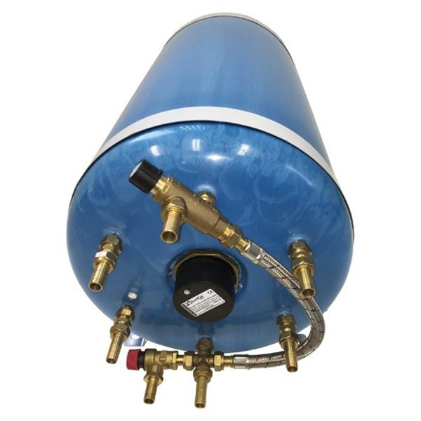 Surejust Calorifier 65L Twin Coil Horizontal with Fittings