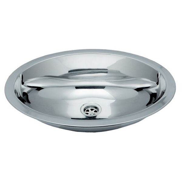 Osculati SS Oval Hand Basin / Sink 450 x 330mm ID