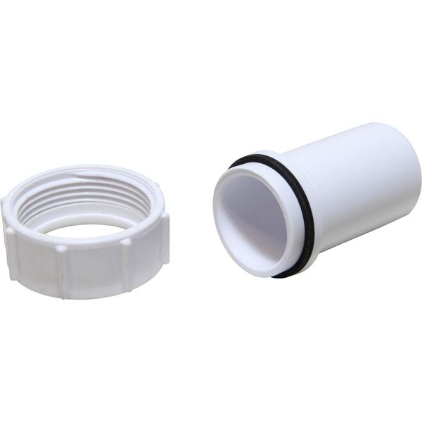 AG Sink Waste Connector Straight Plastic 1-1/4" BSP Packaged