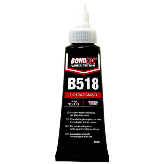 Bondloc B518 Flexible Gasket Solution (Red / 50ml)