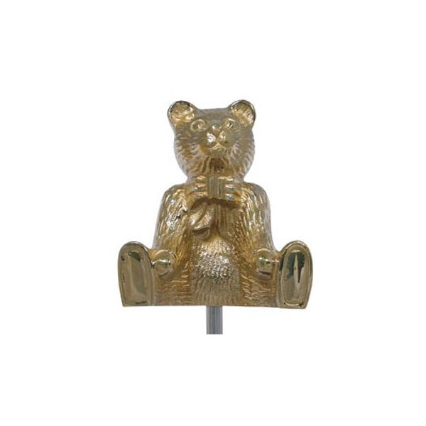 AG Tiller Pin Brass Teddy Bear SS Pin