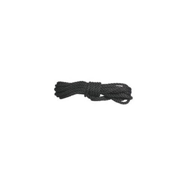 Mooring Line Black 12mm x 10m with Soft Eye