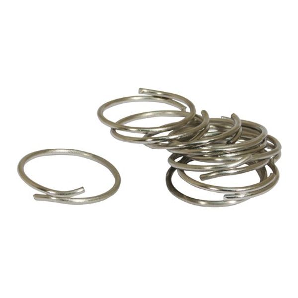 AG Curtain Ring Satin Chrome Per 10