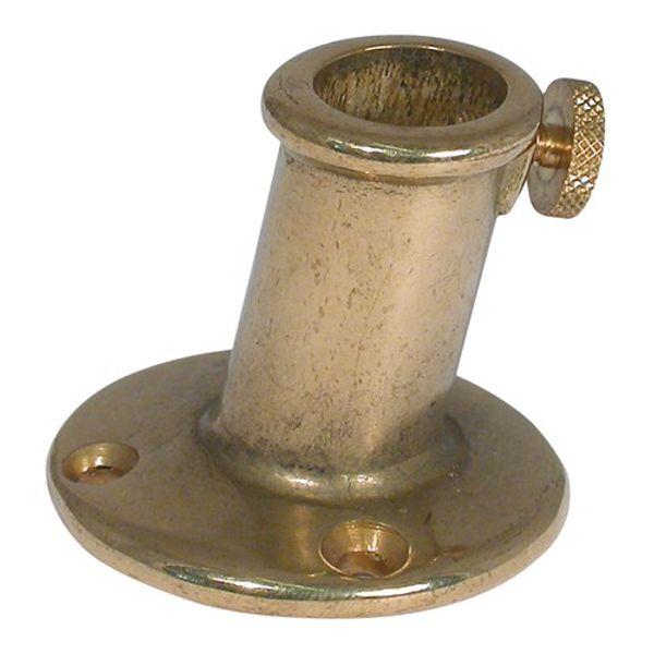 AG Flagpole Socket Brass 46 x 16mm ID 10 Degree