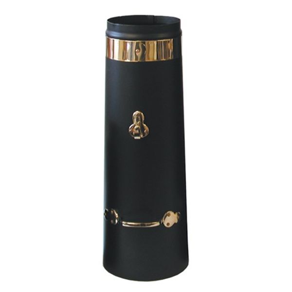 AG Chimney Galvanised Single Skin Brass 18" x 6"