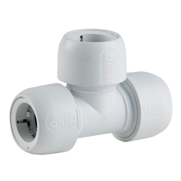 Hep2O HD10/28 28mm Equal Tee White