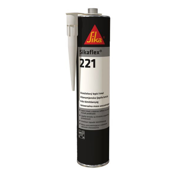 Sikaflex 221 Multipurpose Polyurethane Adhesive/Sealant 300ml Grey