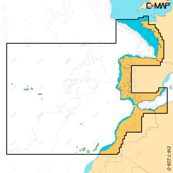 C-Map Discover X M-EW-T-228-D-MS West European Coasts (Large)